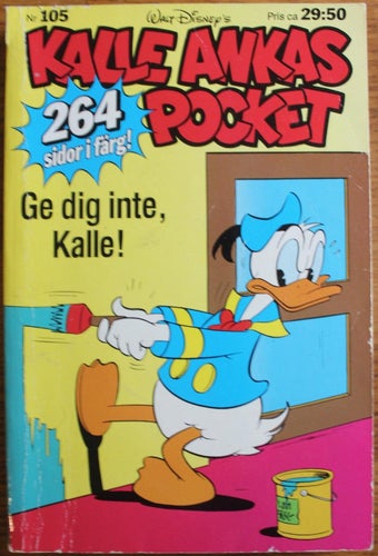 KALLE ANKA POCKET NR 105 1989