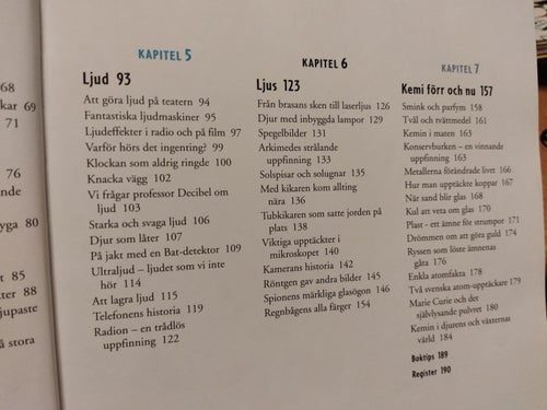 Nyfiken på naturvetenskap Hans Persson. Bok. Very Fine. BM
