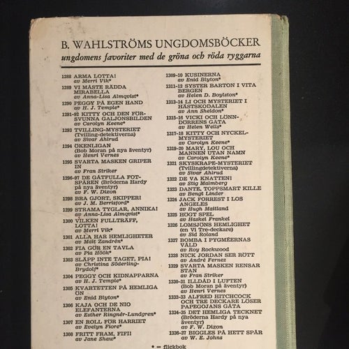 F.W. Dixon - Det hemliga tecknet - B. Wahlströms