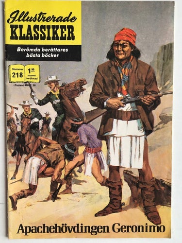 Ill Klassiker - 218. Apachehövdingen Geronimo. FN-VF