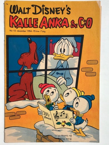 Kalle Anka - 1954:12. FN med abbonemangskupong