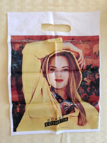 Nostalgisk Domus Kosmetik Plastpåse Vit