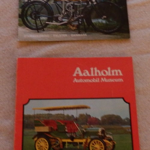 Museum kataloger om veteranbilar och motorcyklar, Aalholm och Stubbeköping