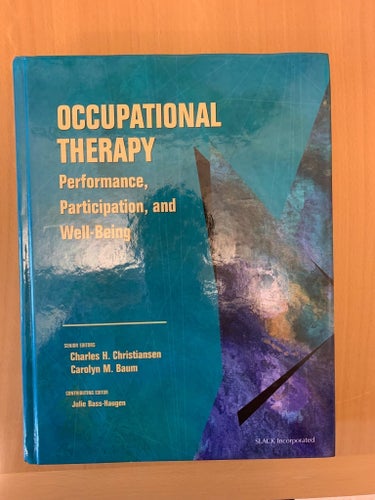 Occupational Therapy performance participation well-being