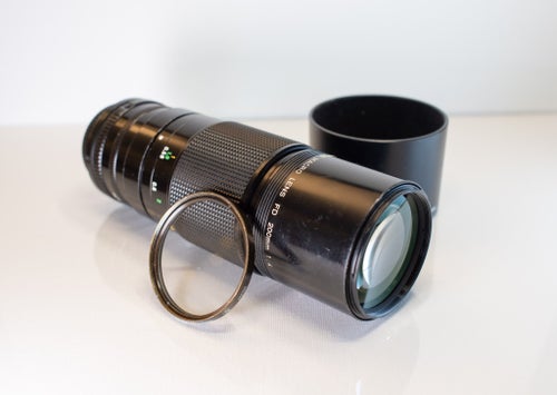 Canon FD 200mm f4 1:1 macro med referensbilder