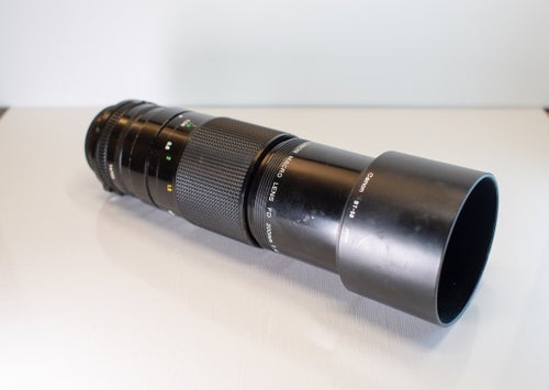 Canon FD 200mm f4 1:1 macro med referensbilder