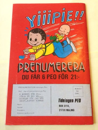 Peo nr 16 från 1980
