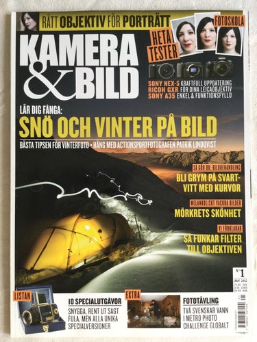 Tidningen Kamera & Bild, nr.1 2012
