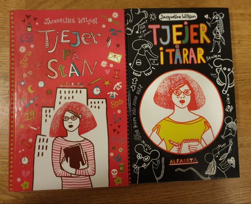 Tjejer på stan Tjejer i tårar Jacqueline Wilson Böcker Bok Inbunden Books Barn