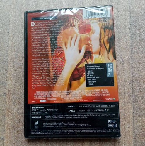 Spider-Man (2002 - Tobey Maguire) DVD [Inplastad] - Spindelmannen