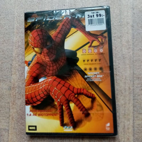 Spider-Man (2002 - Tobey Maguire) DVD [Inplastad] - Spindelmannen