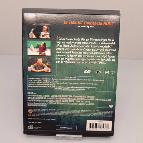 Himmel och jord - Tommy Lee Jones - Region 2, DVD-film, Svensk text, Fint skick