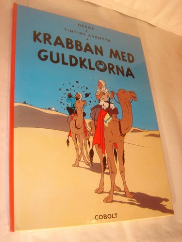Tintins äventyr 09 - Krabban med guldklorna INB. NY Cobolt
