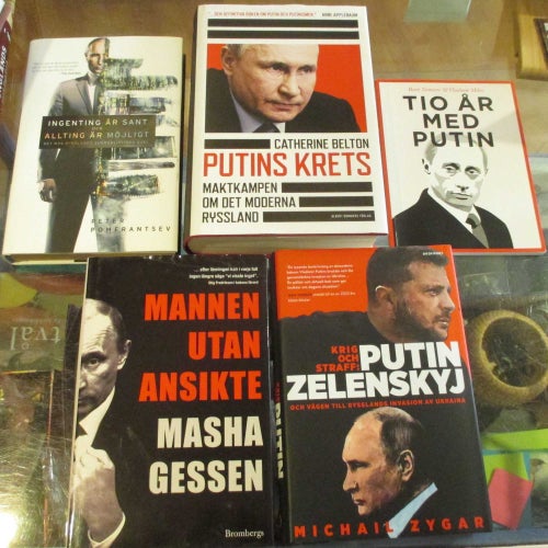 5 böcker om Vladimir Putin, Ryssland