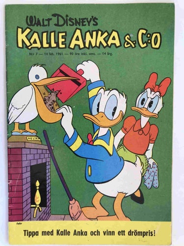 Kalle Anka - 1961:7 FN