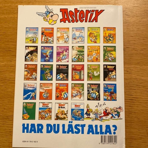 Asterix och hans tappra galler av Uderzo och Goscinny,Jubileumsutgåva 30år