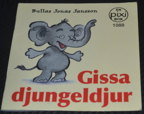 Pixi bok Gissa djungeldjur