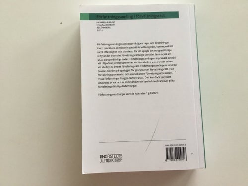 Författningssamling i förvaltningsrätt, Michaela Ribbing, Lena Sandström, Åsa