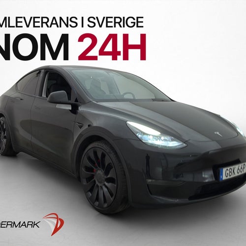 Tesla Model Y Performance AWD Moms Pano Kamera AP Skinn