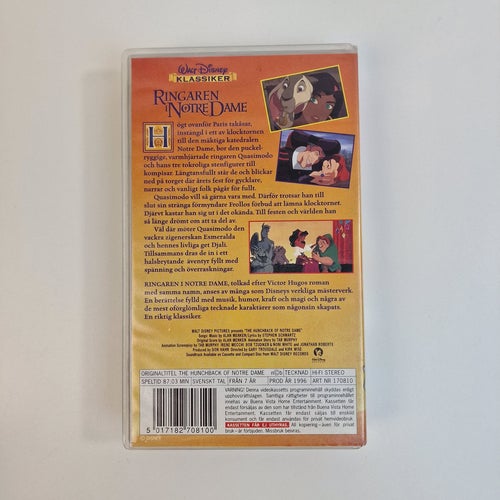 Ringaren i Notre Dame VHS