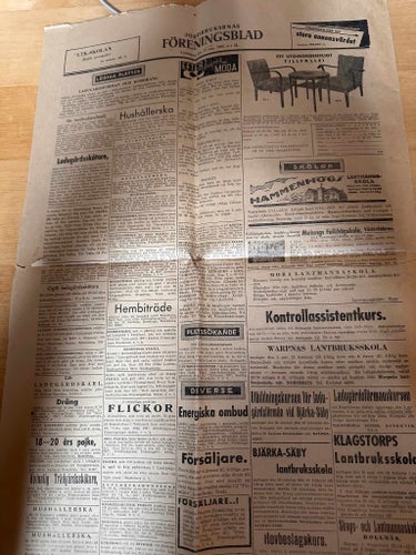 Jordbrukarnas föreningsblad 11 augusti 1945