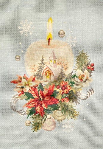 Färdigbroderad tavla