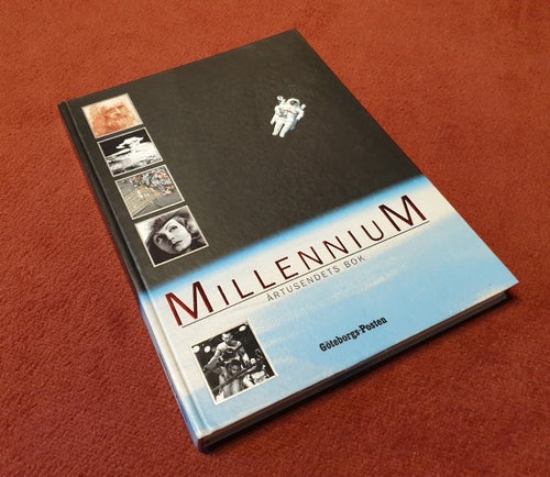 Millennium: Årtusendets bok av Göteborgs-Posten, 2000, vikt 3kg! Jättestor!