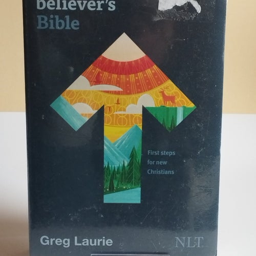 New Believer's Bible NLT - Greg Laurie (Jesus Revolution) NEW Wrapped Softcover