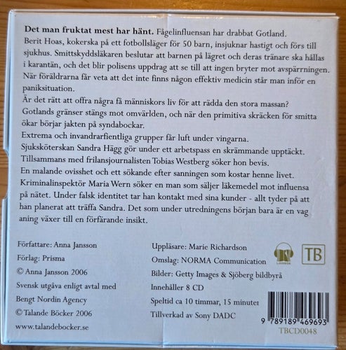 Främmande Fågel - Ljudbok i nyskick av Anna Jansson