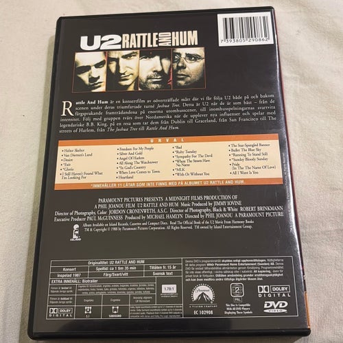 U2 Rattle and Hum (DVD)