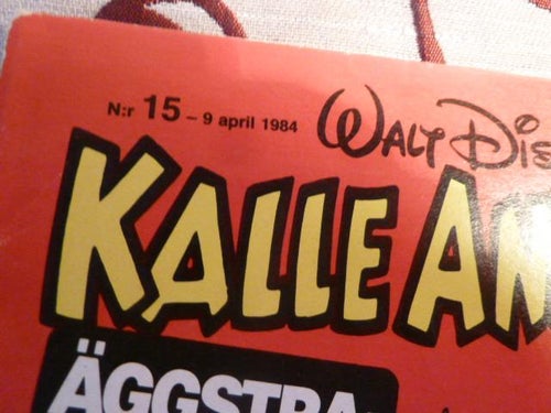 KALLE ANKA & C:O NR15, 09/04/1984,
