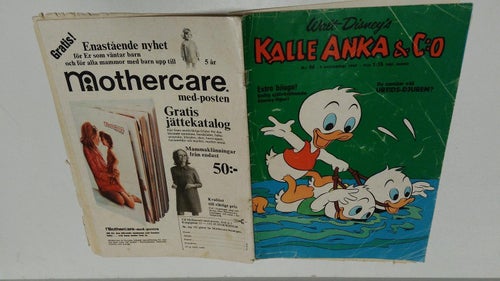 Kalle Anka 1969 nr 36. samlarbild: urtidsdjuren nr 8. Lässkick