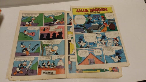 Kalle Anka 1969 nr 36. samlarbild: urtidsdjuren nr 8. Lässkick
