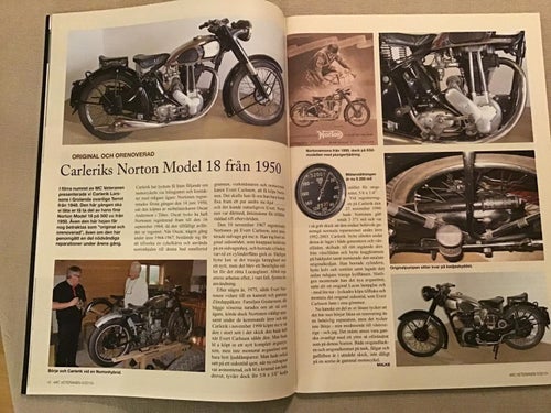 MCV NR 5 2010 NORTON,EBE SPORT,JAMES FLYING ACE 32,BENELLI I SOLLENTUNA