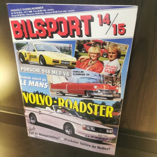 Bilsport 14/15 1988