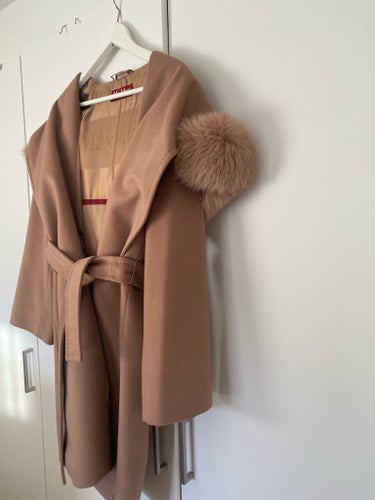 Max Mara beige kappa, storlek 38