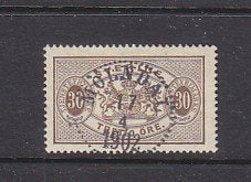 Tj 21 30 öre vacker stämpel Mölndal 17/4 1902