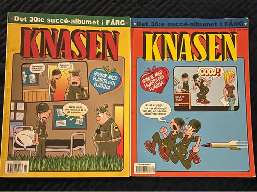 Knasen Succé-Album 2 st (nr 30 & 36) - Mort Walker, färgutgåva