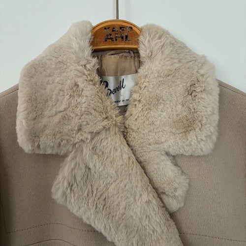 Vintage beige kappa pälskant