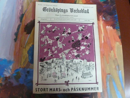 GRÖNKÖPINGS VECKOBLAD, 1964 MARS 7, TIDNING