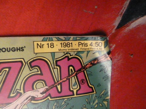 TARZAN, NR 18 - 1981, TIDNING