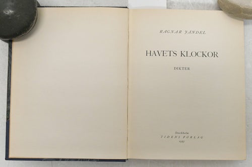 Havets klockor : dikter / Ragnar Jändel.