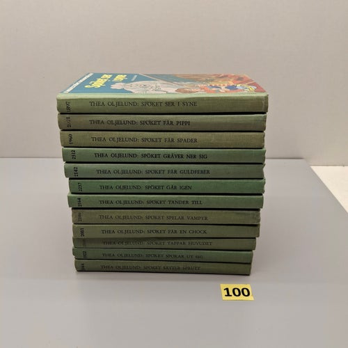 Spöket x12 Ungdomsböcker - Bokpaket - Se bilder för titlar