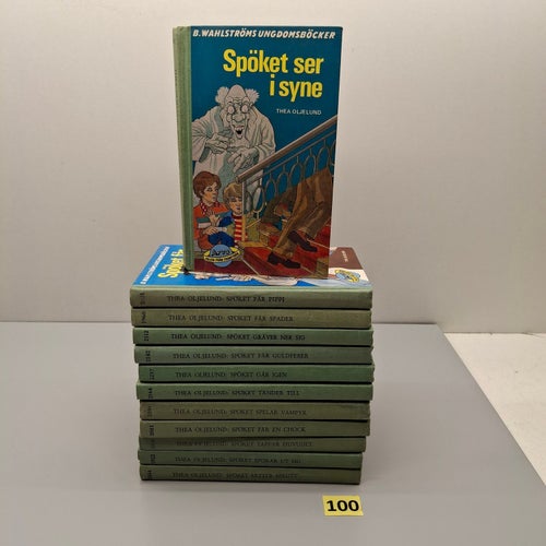 Spöket x12 Ungdomsböcker - Bokpaket - Se bilder för titlar