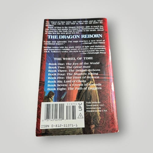 The wheel of time The Dragon Reborn av Robert Jordan, 1991 book three
