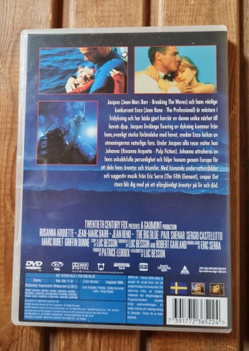 DVD-Filmer: Det Stora Blå, Bridget Jones Dagbok, Love Actually, Familjen Är