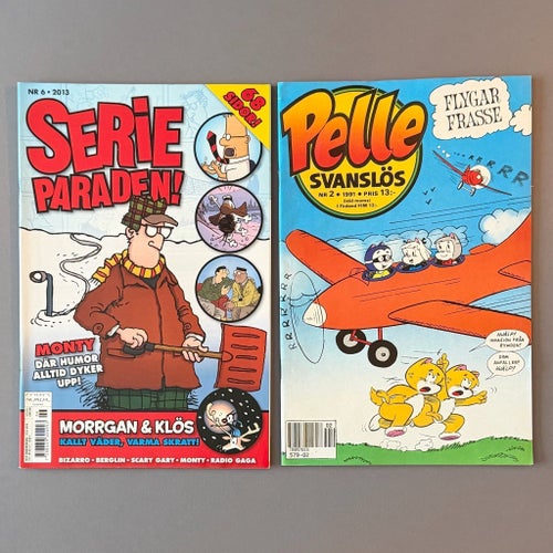 Serieparaden! & Pelle Svanslös - Mycket gott skick