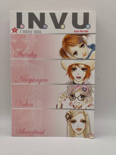 I.N.V.U. I Envy You Vol. 1–4 Komplett Serie Mangismo Svensk Manga