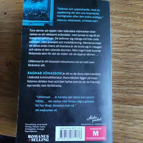 Utlämnad av Ragnar Jónasson, 2020