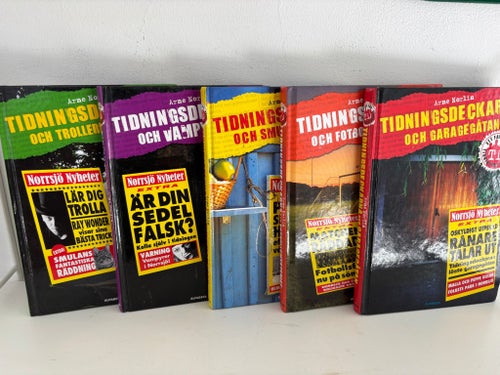 5 xTidningsdeckarna av Arne Norlin